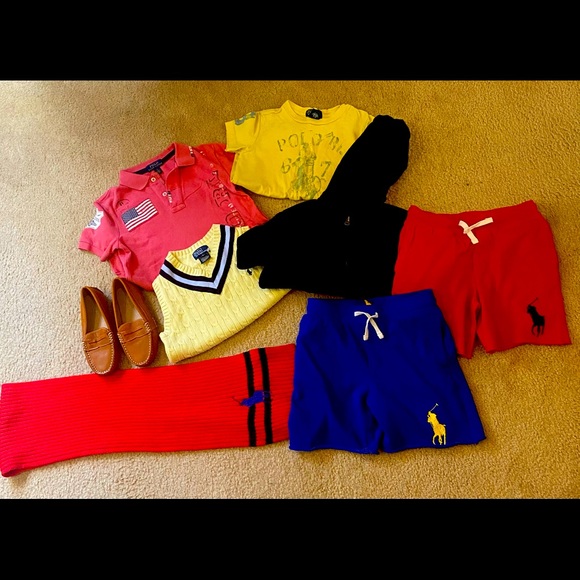 Polo Ralph Lauren boy clothing: Size 5-7, shoes/ size 12. Bundle Deal - Picture 1 of 1